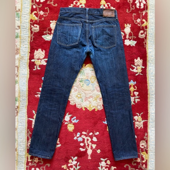 J Crew 484 Slim Raw Ridgid Jeans 30 x 32 Japanese Kaihara - Picture 7 of 14
